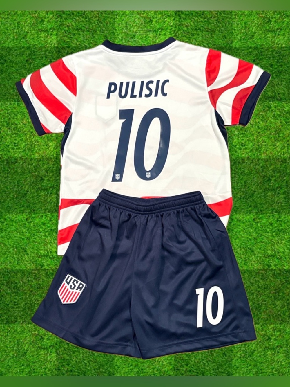 Christian Pulisic Youth Boys USA Jersey White Home Small Medium Large XL NWT